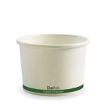 16oz White Paper BioBowl (500/Carton)