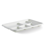 6-Compartment BioCane Tray (250/Carton)