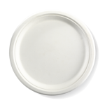 10″ / 25cm Round BioCane Plate (500/Carton)