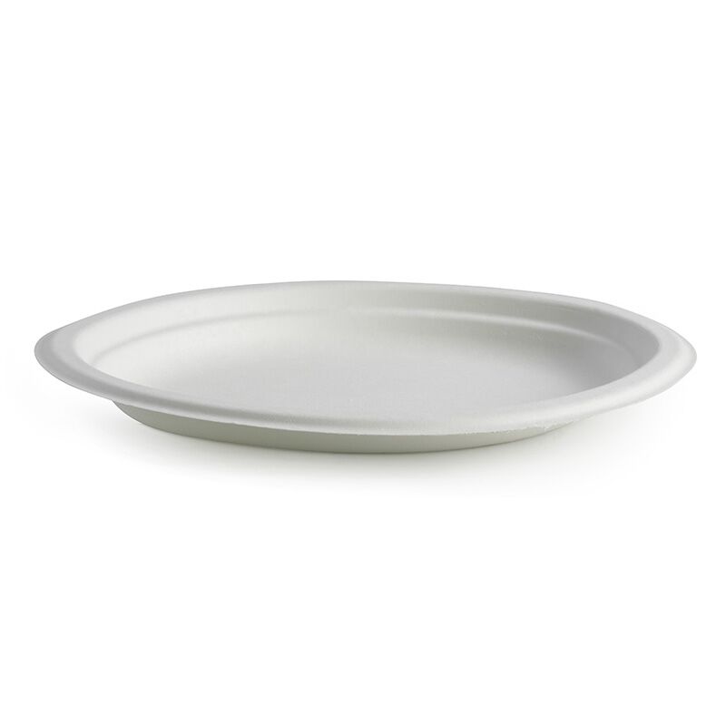 10.25×7.75″/26x19cm Oval BioCane Plate (500/Carton) - Image 2