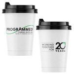 Recyclable Double Wall 8oz (240ml) Custom Printed Cups (Min. 500 Cups )