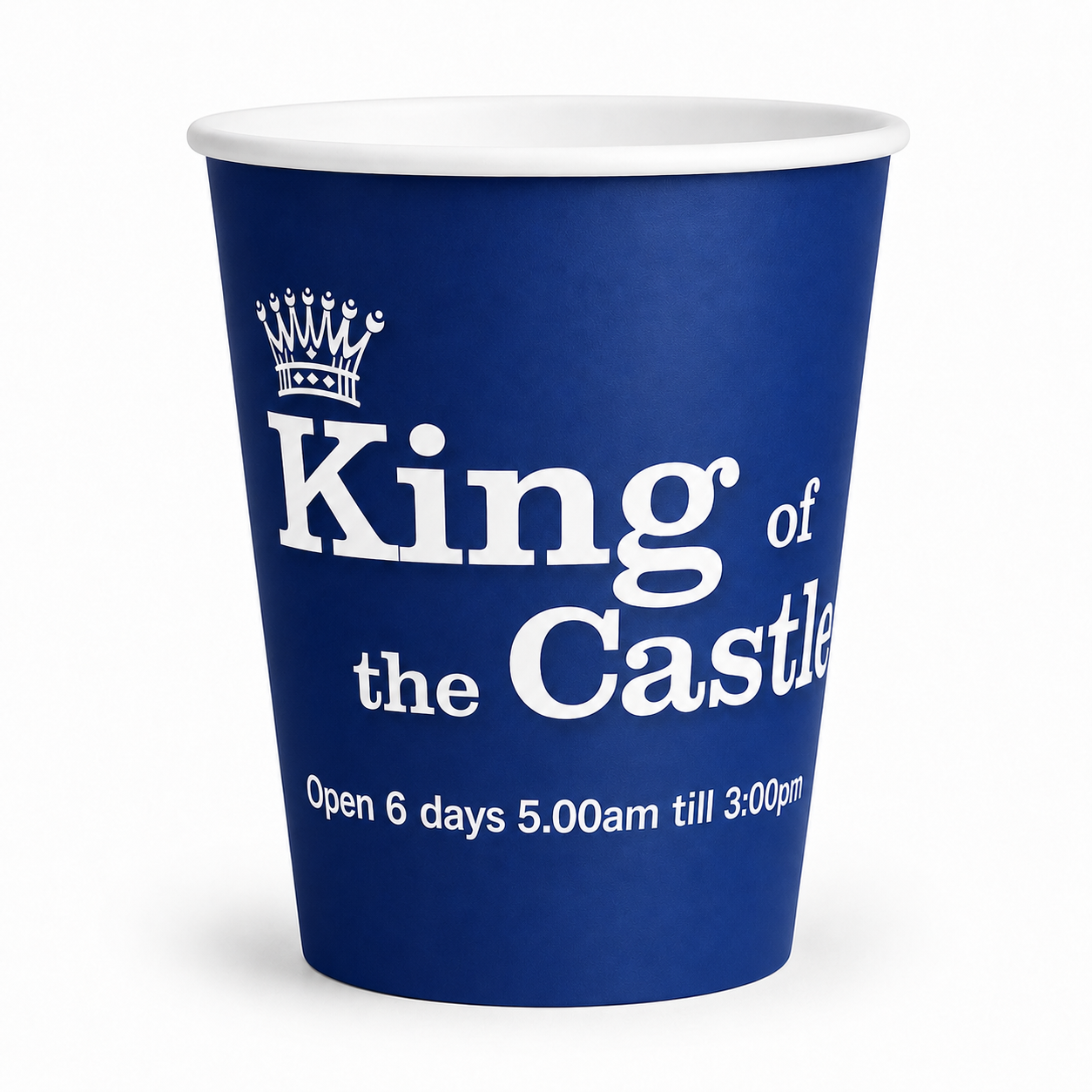 Recyclable Single Wall 12oz (360ml) Custom Printed Paper Cups (Min. 500/Carton)