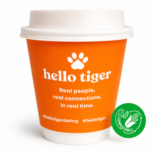 Compostable Double Wall 8oz (240ml) Custom Branded Cups (Min. 500/Carton)