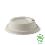 8oz (80mm) Natural Plant Fibre Lid (1000/carton)